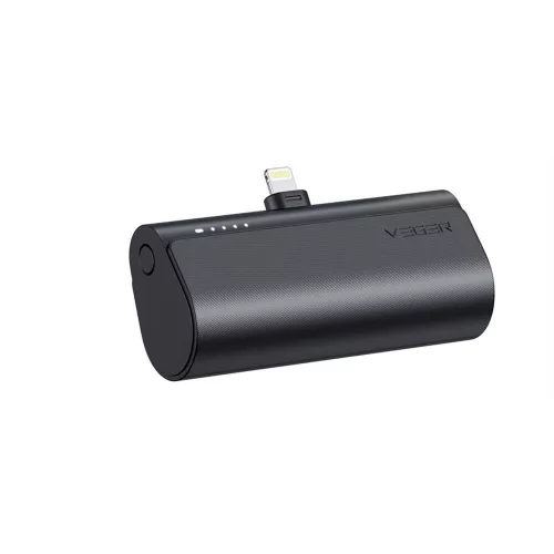 VEGER V0556P 5000MAH POWER BANK BEÉPÍTETT USB LIGHTNING CSATLAKOZÓVAL APPLE TERMÉKEKHEZ, 1X 20W / PD3.0 ,1405103