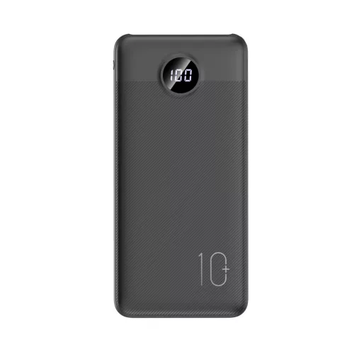 Veger L10S (W1105PD) PD QC3.0 2A 20W 10000 mAh Power Bank fekete
