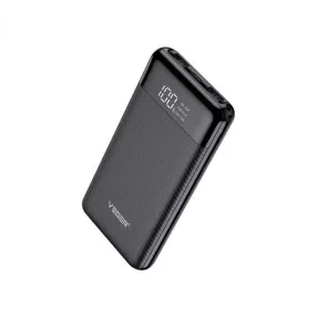   VEGER VP1087 Power bank , fekete, 10.000mAh,5V-2a, 3 usb és 1 type-c kimenettel. LED kijelzővel,1405105