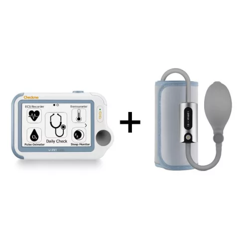 CheckMe Pro Holter / Öndiagnosztikai 24 órás EKG Holter + ajándék Airbp2 vérnyomásmérő (VPH-AIRBP2)