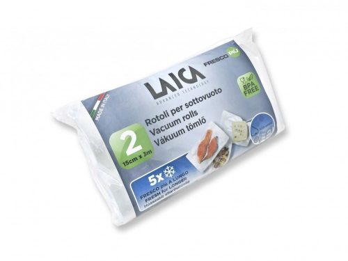 Laica légcsatornás csomagoló tömlő 15cmx3m, 2db tekercs/csomag (VT36060)