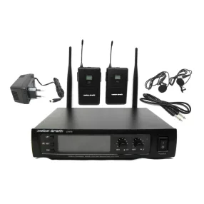   Voice-Kraft LS-970 UHF rádiós mikrofon (2 db CSÍPTETŐS mikrofon)
