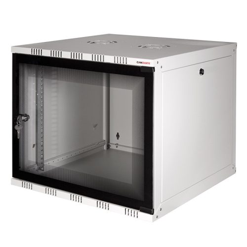 Logilink 19" SOHO fali állvány, 9U, 540 x 400 mm, bontott, szürke