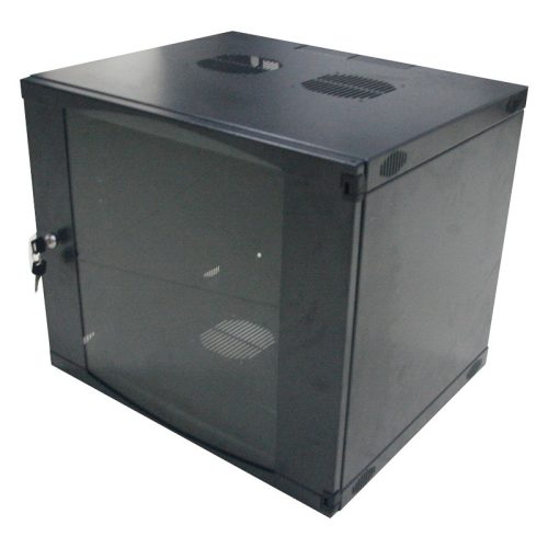 Logilink 19" fali állvány 12U 540 x 450 mm, szétszerelt, fekete