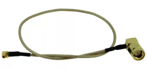 MaxLink összekötő kábel MMCX - SMA dugó 90° (WFI-036-999)