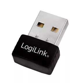   Logilink Vezeték nélküli LAN nano kétsávos adapter, 802.11ac, USB 2.0, 600 Mbit/s (WL0237)