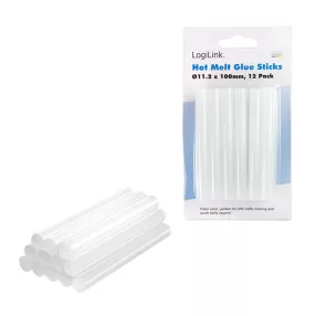   Logilink Ragasztórudak WZ0051 ragasztó pisztolyhoz, O11,2 mm, 12 db (WZ0054)