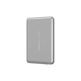   X-ONE Razor 2 Magcharge Ultraslim (7,6 mm) MagSafe 5000mAh akkumulátorral kompatibilis Power Bank - ezüst
