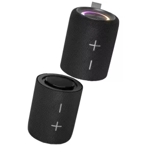   Trevi XSC 8A88 B TWS Bluetooth 5.3 dupla hordozható hangszóró IPX5, Disco LED, fekete szín