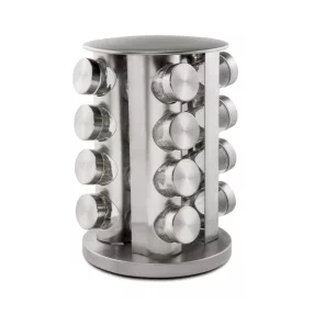   Zokura Z-1009 16 darabos fűszertartó készlet állvánnyal, inox