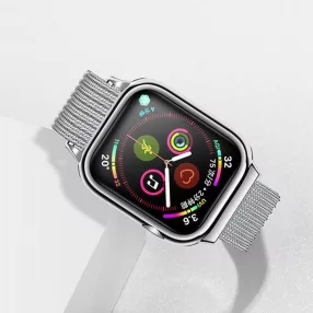   USAMS ZB67IW2 Apple Watch Mágneses fém szíj és tok, 40mm, ezüst 1380760