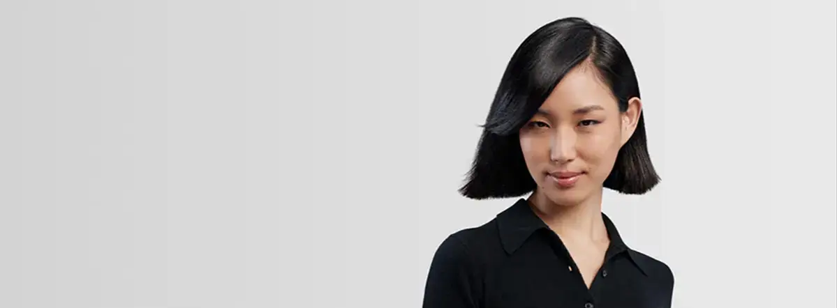 Rövid, sima bubifrizura