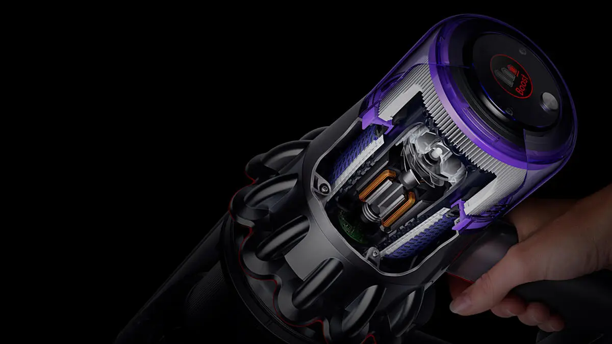 Működtetéséről a Dyson Hyperdymium motor gondoskodik