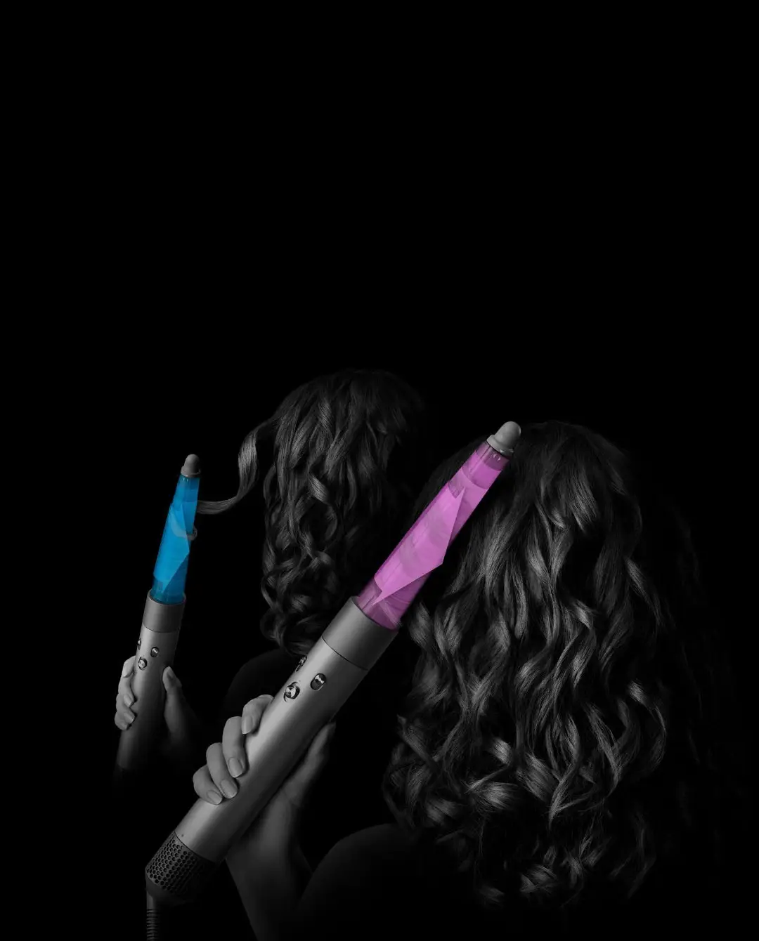 Egyforma göndör fürtök